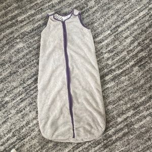 Baby deedee size large sleepsack - 18-36 months. Grey with purple.